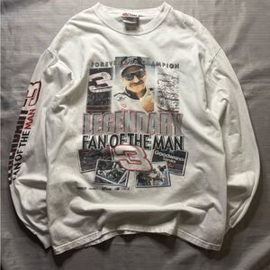 Chase Authentics White Long-Sleeve 'Legendary Fan' Graphic Tee
